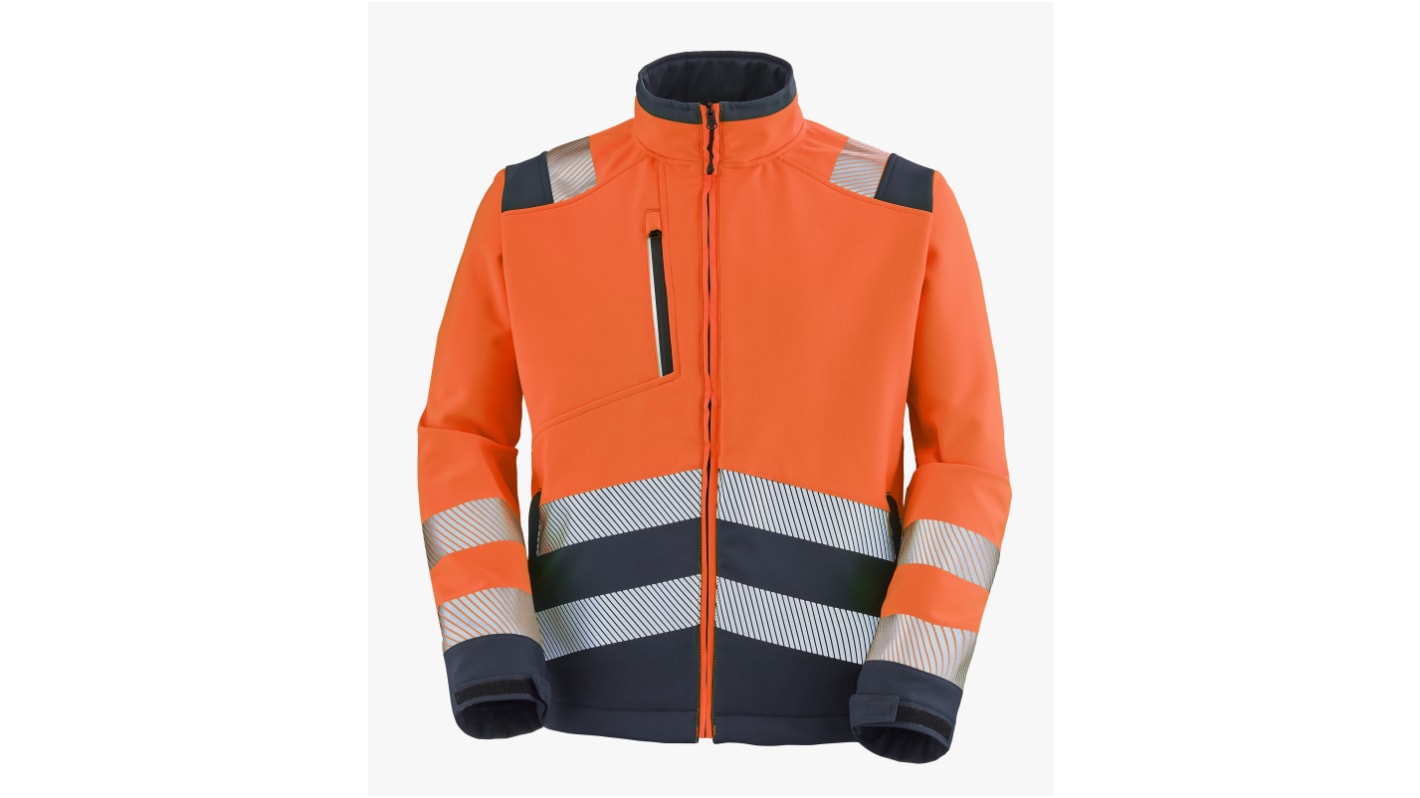 Veste haute visibilité Cepovett Safety 9S02 3042, Orange/bleu marine, taille L, Homme