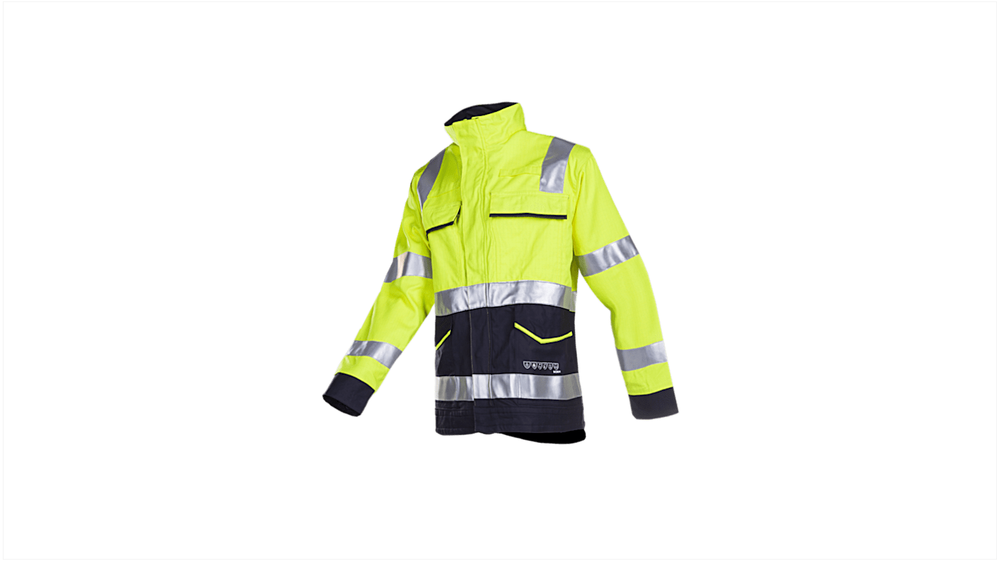 Sioen Uk 020VA2PF9 Navy/Yellow Unisex Hi Vis Jacket, XXL