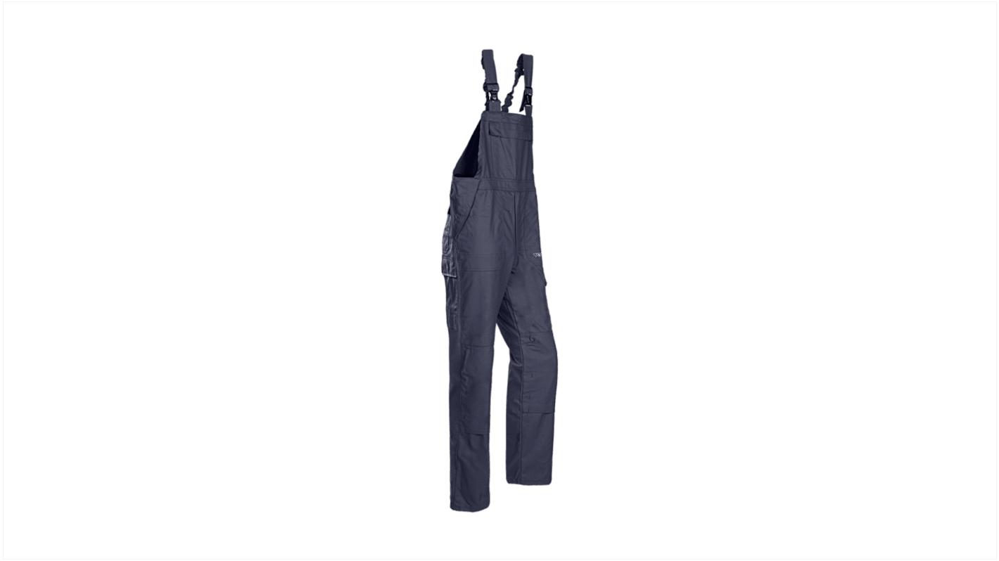 Sioen Uk Unisex Wiederverwendbar  Overall Art Latzhose, Größe 34 Marineblau, Antistatisch, Chemikalienbeständig,