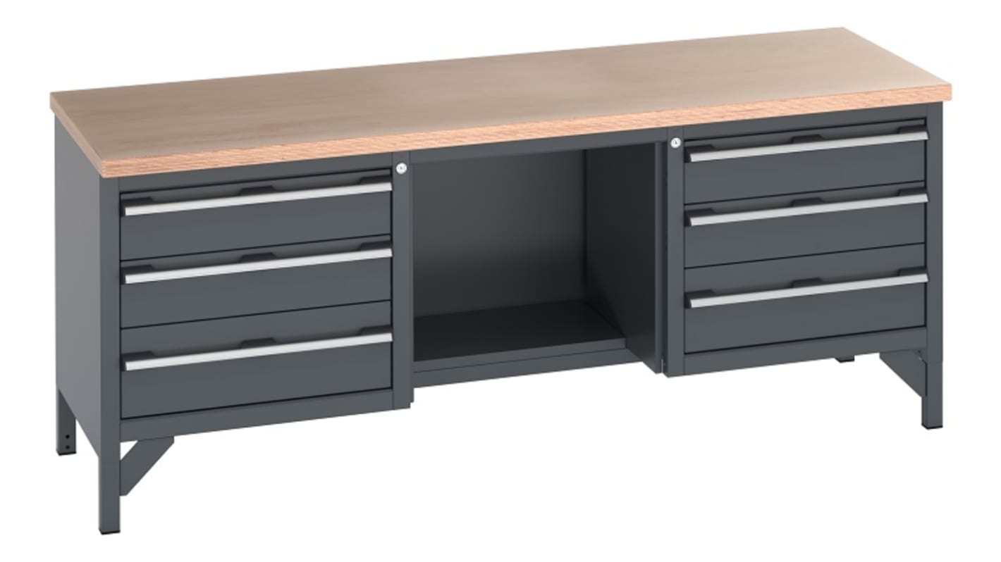 Bott Portable Steel Workbench, 75kg Max Load x 2000mm x 750mm