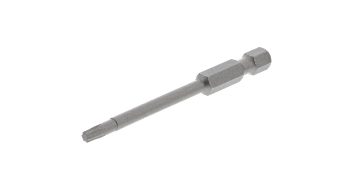 RS PRO T15 TORX® Biteinsatz, Biteinsatz CrMo-Stahl, 50-teilig, 70 mm