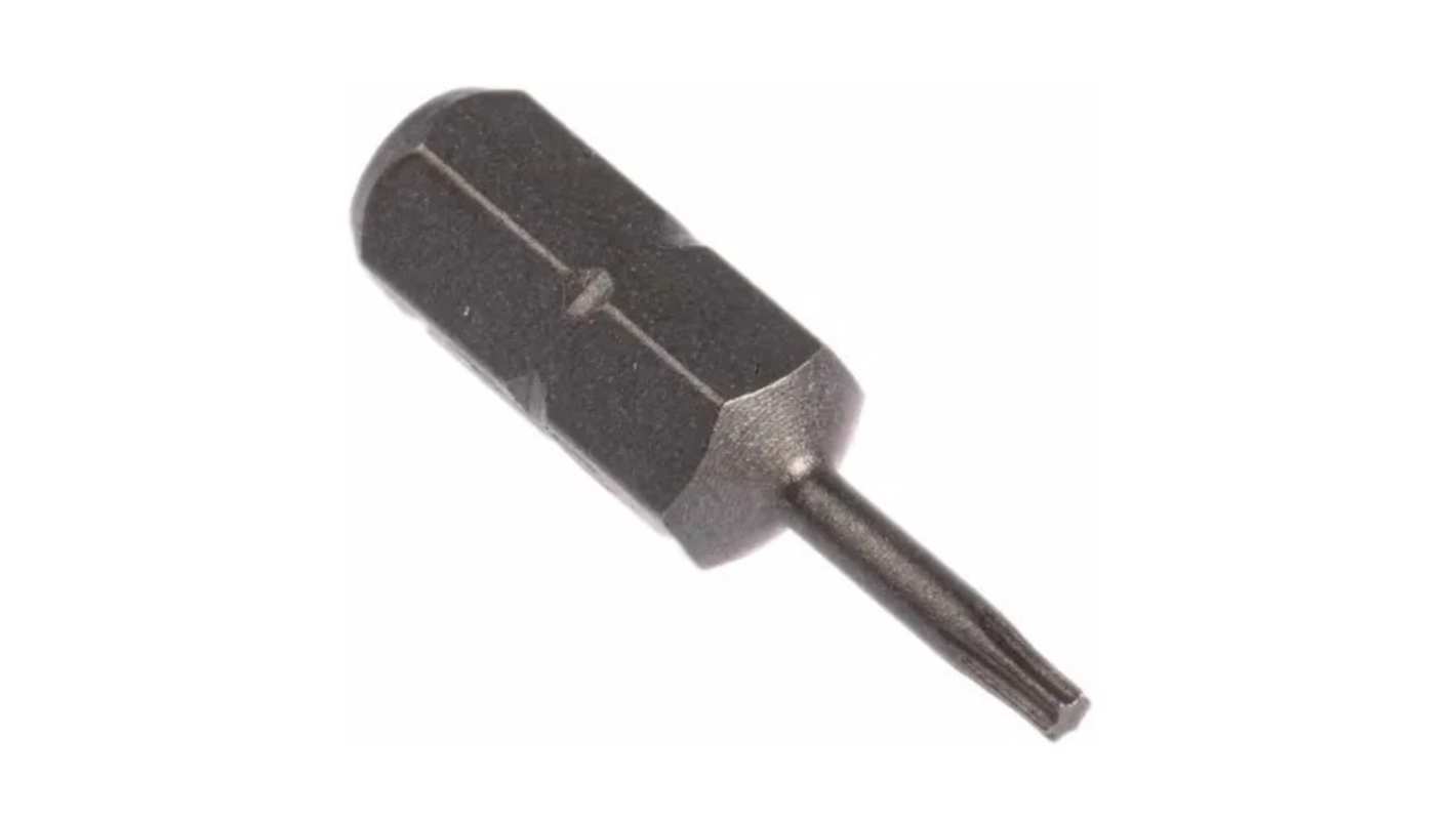 RS PRO Torx Screwdriver Bit, T8 Tip, 1/4in Drive, 25mm Overall RS