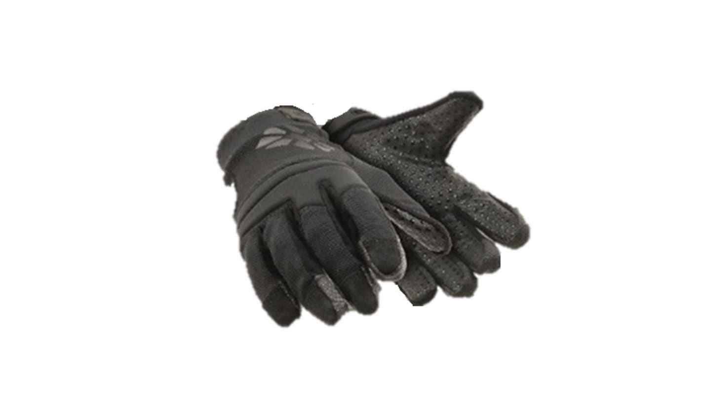 Gants de manutention Polyco Healthline HEX4041 taille 7, Résistance aux aiguilles, Noir