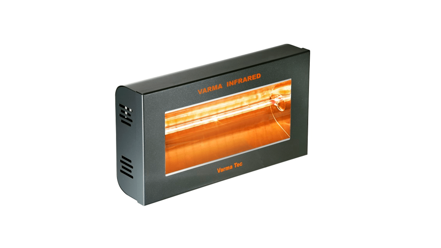 Star Progetti 2kW Infrared Infrared Heater, Ceiling Mounted, Wall Mounted, Type F - Schuko plug