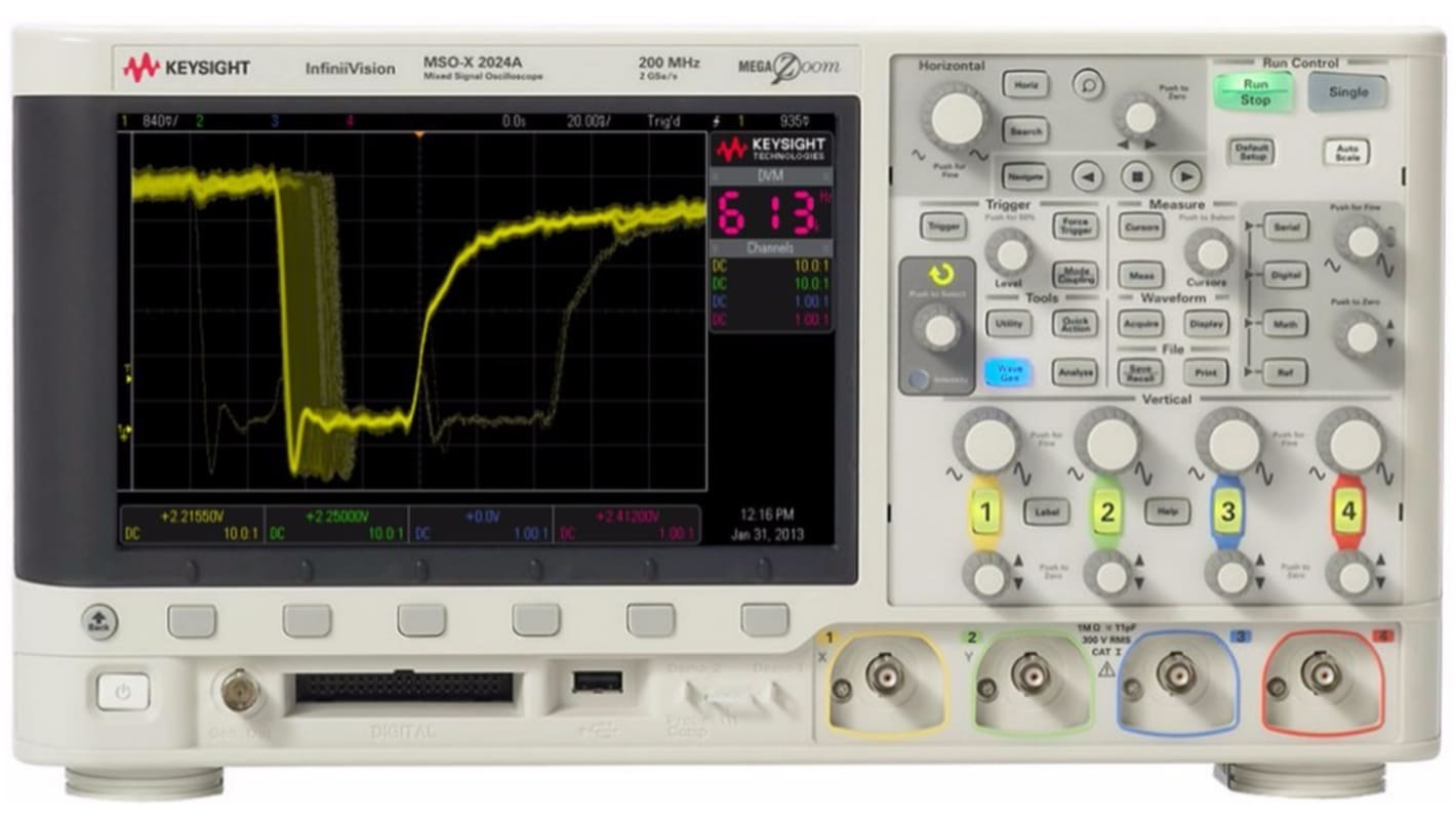 Keysight Technologies DSOX2BW12 oszcilloszkóp szoftverek, Sávszélesség frissítő szoftver, használható:(InfiniiVision