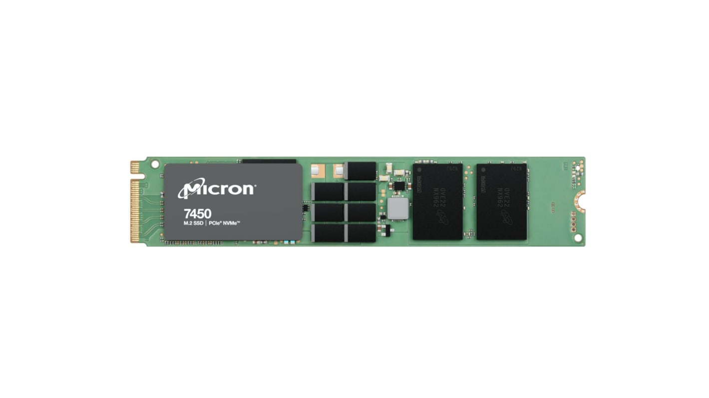 Disco duro SSD M.2 (22110) Micron de 1,92 TB, NVMe PCIe Gen 4 x 4, 3D TLC
