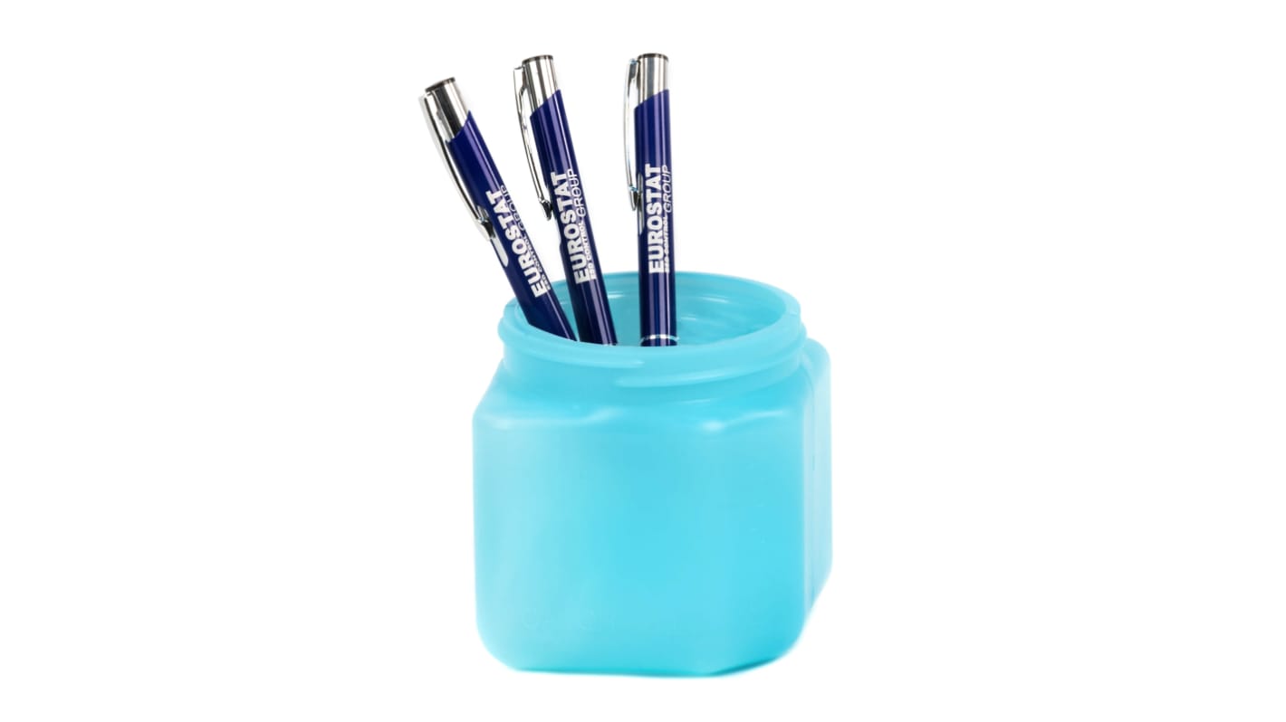 EUROSTAT Blue Polyethylene Pencil & Pen Holder