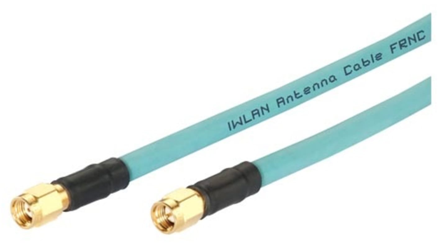 Cable coaxial Siemens, 50 ohmios, con. A: RP-SMA, Macho, con. B: SMA, Macho