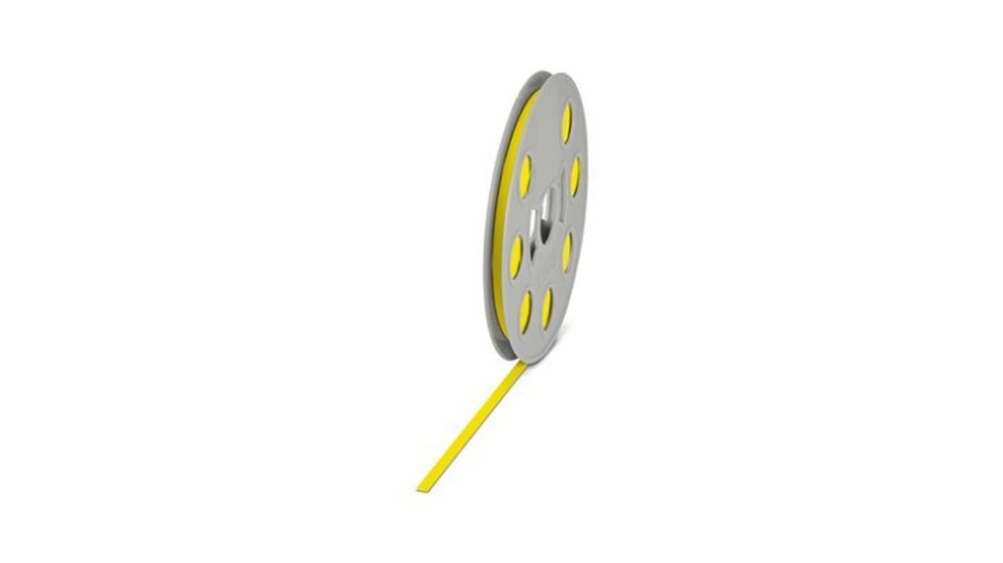 Phoenix Contact Halogen Free Heat Shrink Sleeving, Yellow 1.6 → 4.8mm Sleeve Dia. x 30m Length