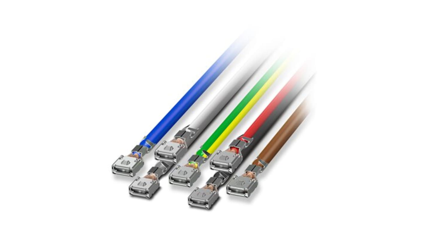 Cable de PLC Phoenix Contact CHARX CONNECT, para usar con Conector hembra de carga