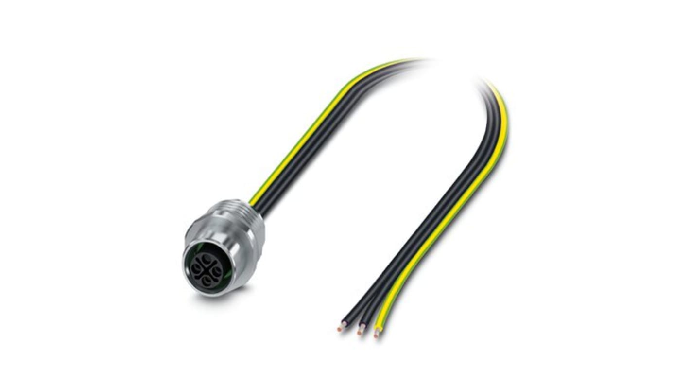 Conector de potencia compacto Hembra Phoenix Contact, Montaje frontal, 630 V ac