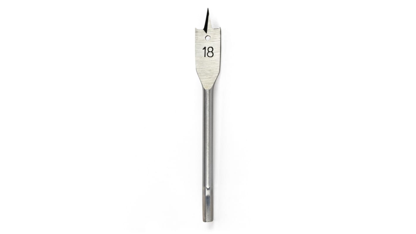 DRILLGP18 | Gripit Flat Series Steel Flat Wood Drill Bit, 18mm Diameter ...