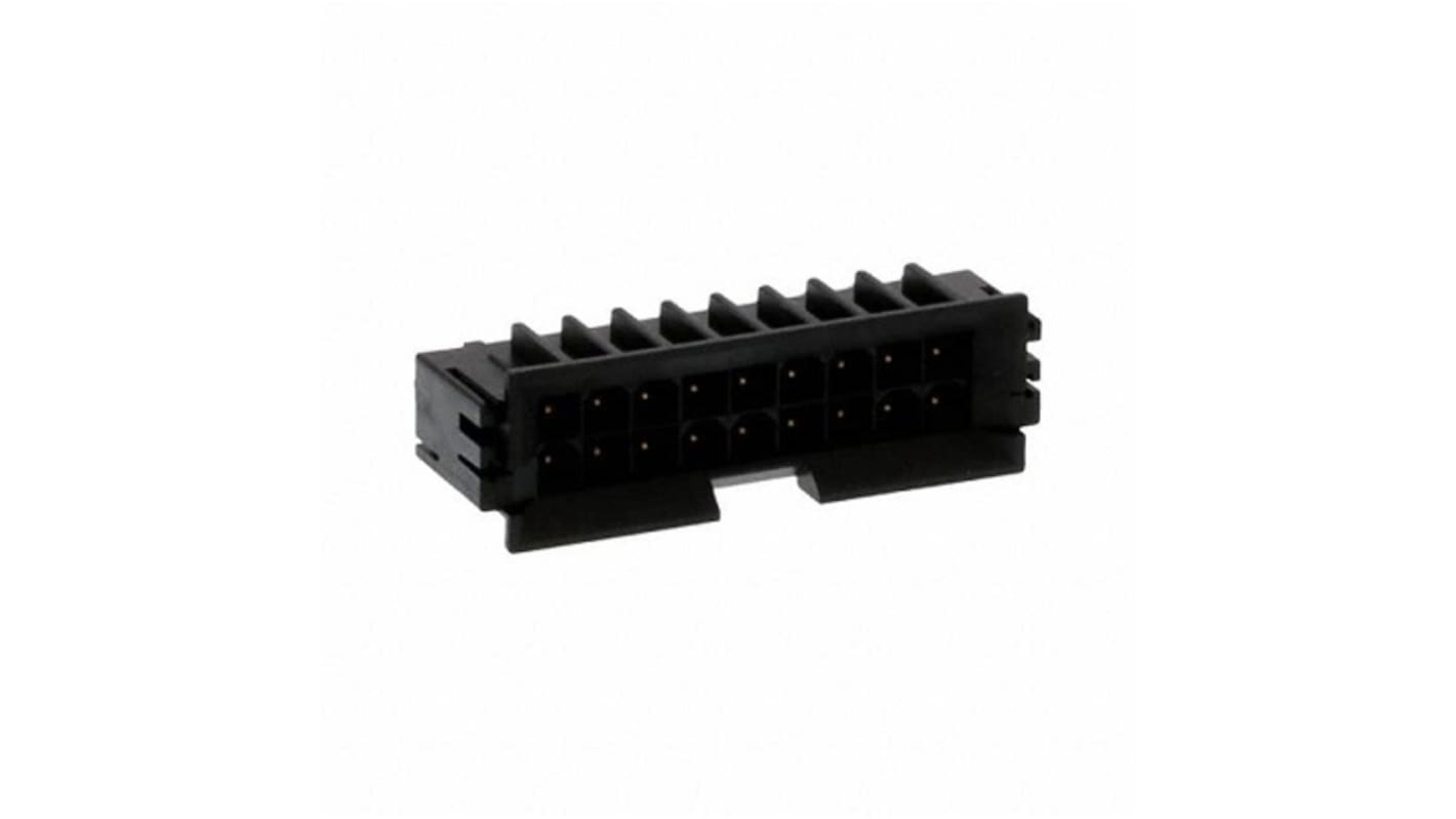 Molex 43879 Leiterplatten-Stiftleiste, 18-polig / 2-reihig, Raster 4.2mm