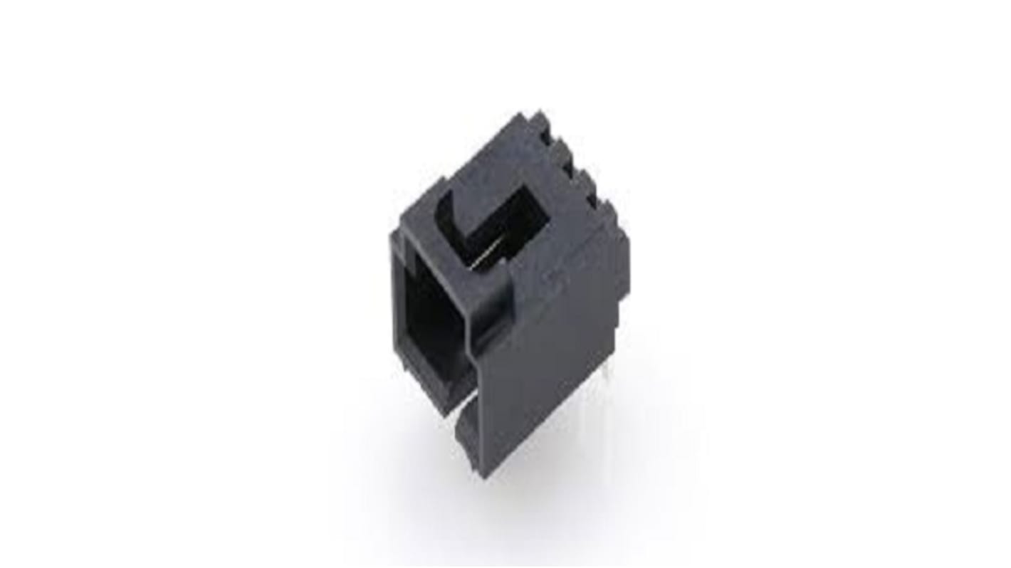 Conector macho para PCB Molex serie 70553 de 3 vías, 1 fila, paso 2.54mm