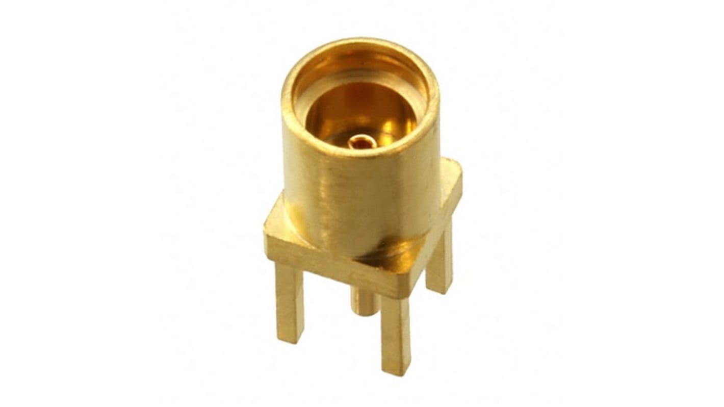 Molex, jack Through Hole Micro Miniature Coaxial Connector, Solder Termination, Straight Body