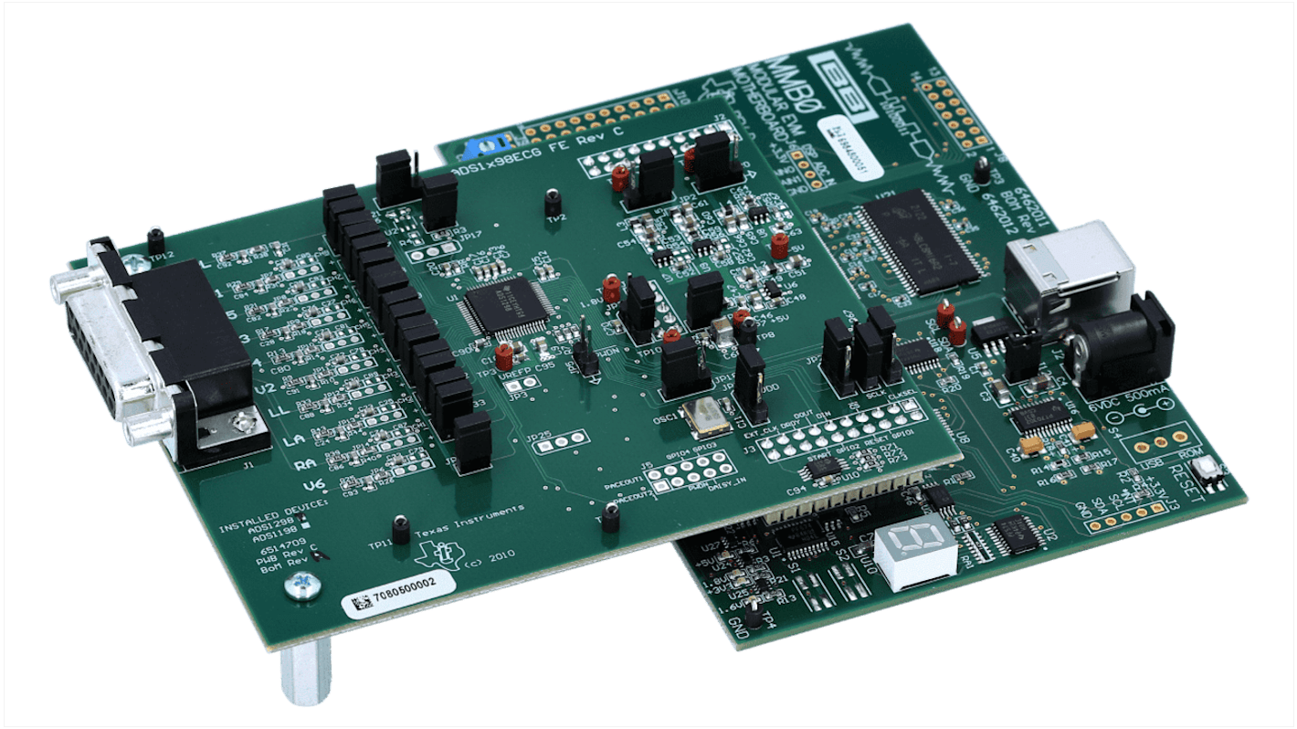 Zestaw uruchomieniowy, AFE, ADS1298, do uzytku z: ADS1298, Zestaw demonstracyjny, AFE Front End Development Kit