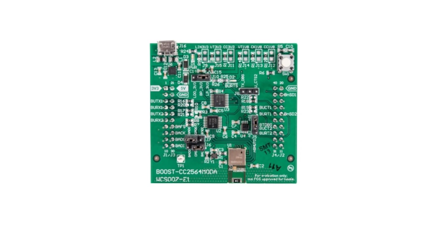 Zestaw uruchomieniowy Bluetooth CC2560, CC2564, CC2564MODA, CC2564MODN, TLV717P, TPS735 Bluetooth Texas Instruments