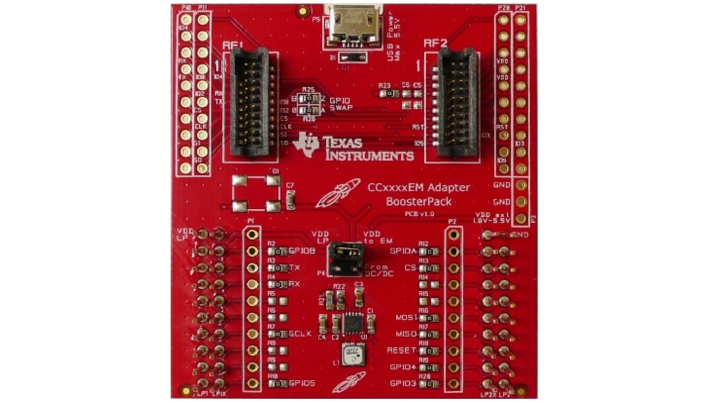 Texas Instruments EM Adapter Board CCEMADAPTER Adapter Board for CC2564, CC2564MODA BOOST-CCEMADAPTER