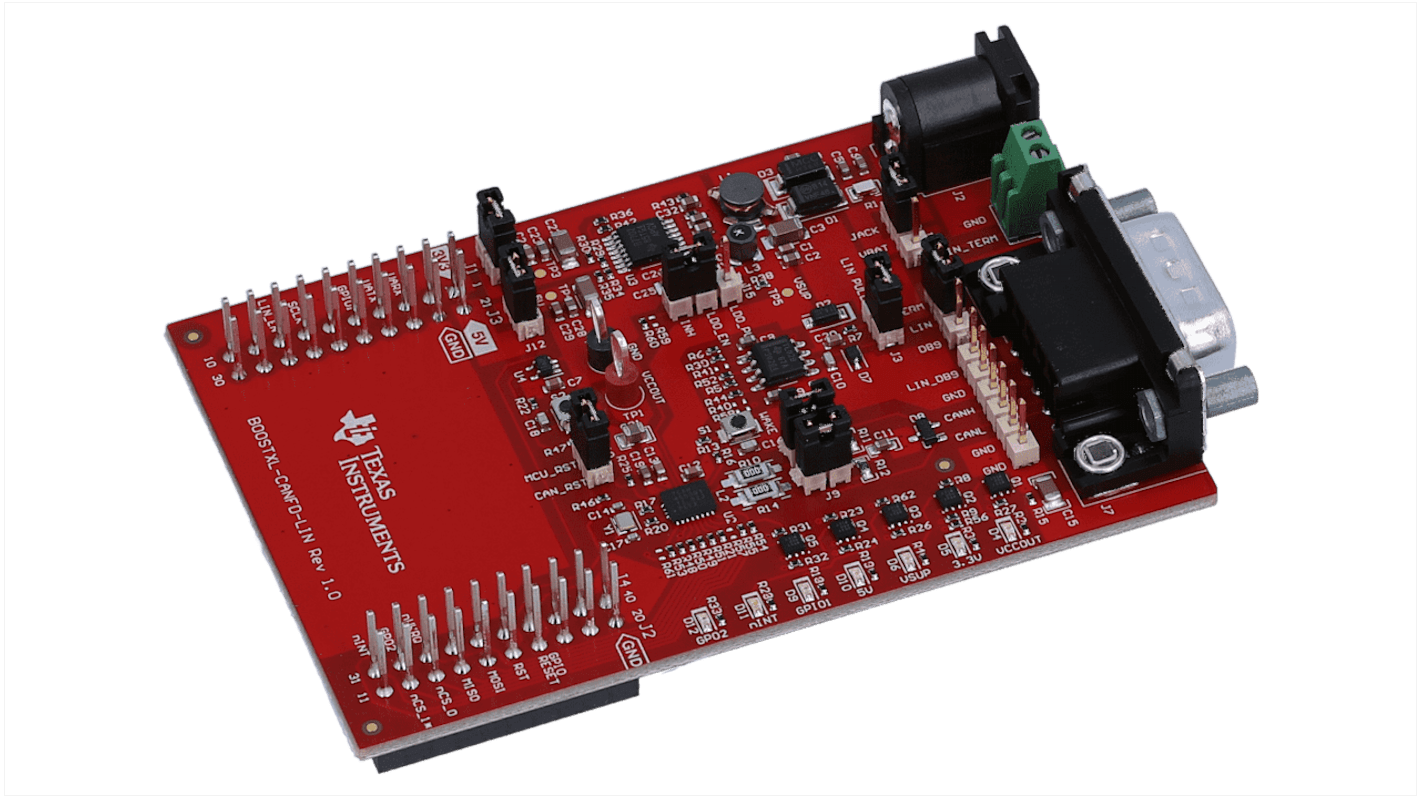 Texas Instruments Interface Development Kit BOOSTXLCANFDLIN RF Transceiver Interface Board for