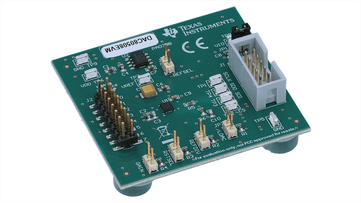 Módulo de evaluación Convertidor digital a analógico Texas Instruments Data Conversion IC Development Kit - DAC80508EVM
