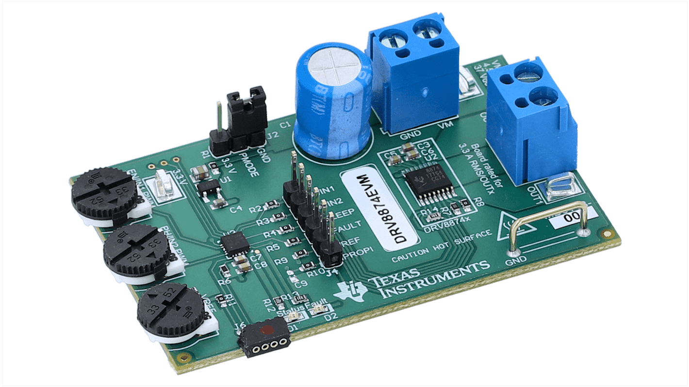 Modulo di valutazione Azionamento per motori per Motori BLDC Power Management IC Development Kit DRV8874