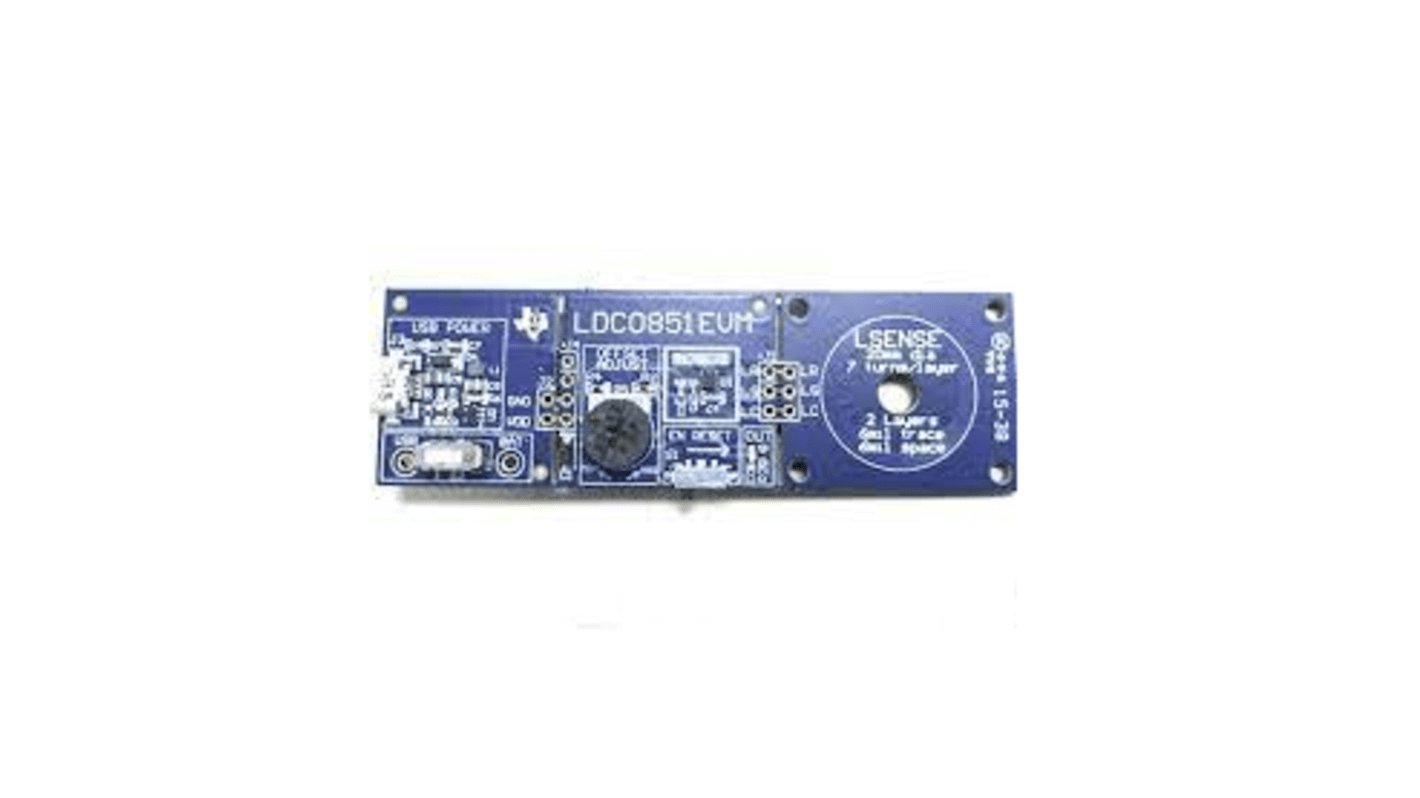 Zestaw rozwojowy czujników, LDC0851, do uzytku z: LDC0851, Moduł testowy, Multi Function Sensor Development Kit,