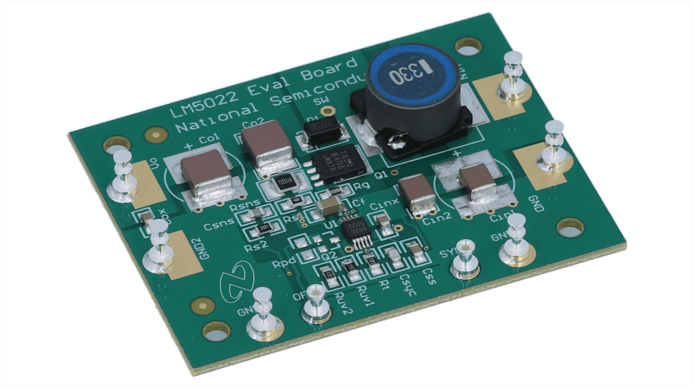 Zestaw uruchomieniowy Texas Instruments Sterownik DC-DC Płytka ewaluacyjna LM5022