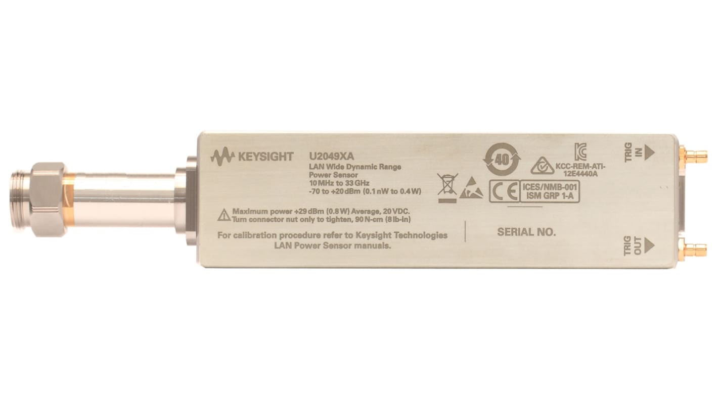 Capteur de puissance RF Keysight Technologies, Fréquence mini: 10 MHz, Fréquence maxi: 6GHz