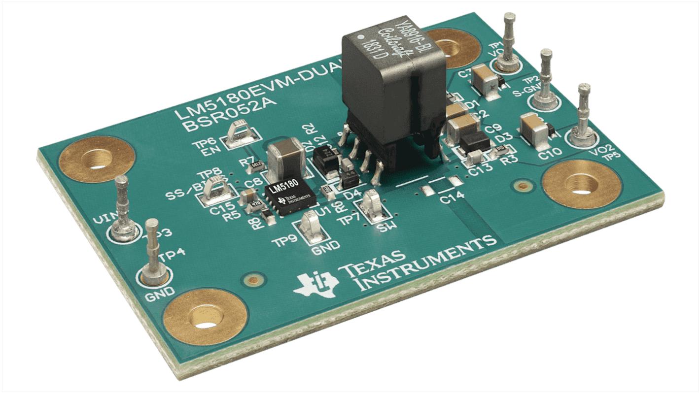 Texas Instruments LM5180 Evaluierungsplatine, Wide VIN PSR Flyback Converter Evaluation Module Sperrwandler-Konverter