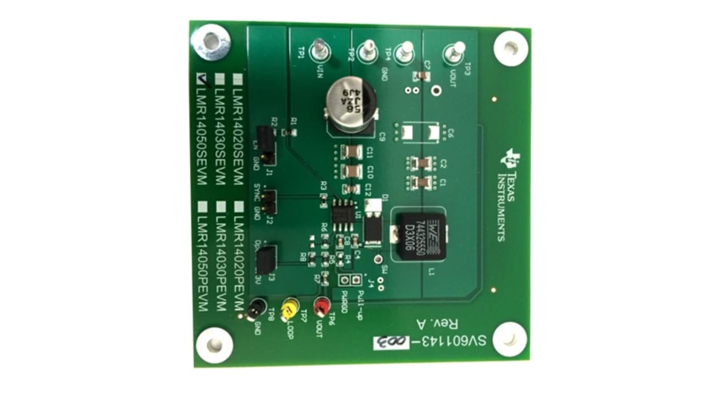 Vyhodnocovací deska, Step-Down Converter Evaluation Module, Snižovací měnič, Texas Instruments