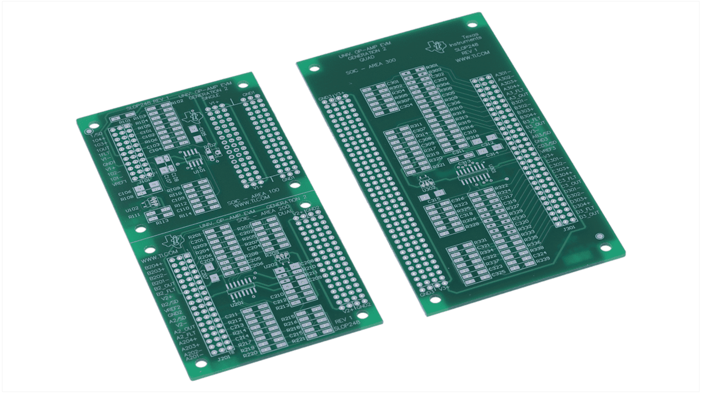 Kit di sviluppo Texas Instruments Amplifier IC Development Kit, Scheda di valutazione