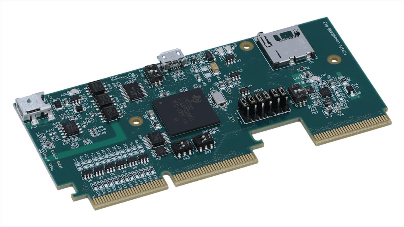 Scheda sperimentale F28379D Delfino Experimenter Kit Texas Instruments, CPU 32 bit CPU