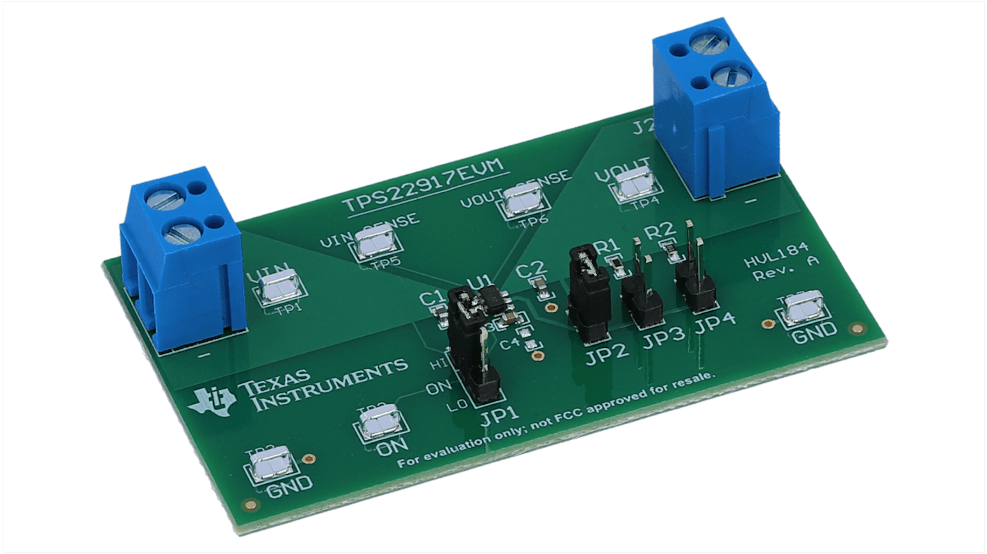 Módulo de evaluación Administración de potencia Texas Instruments Load Switch Evaluation Module - TPS22917EVM