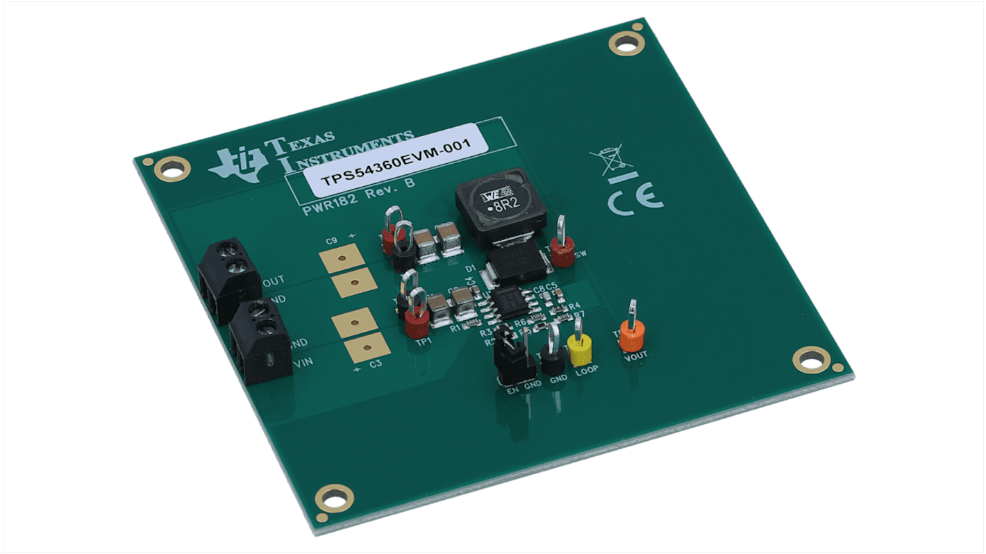 Texas Instruments TPS54360 Evaluierungsplatine, Step-Down Converter Evaluation Module DC/DC-Konverter