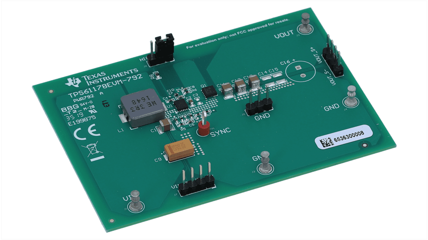 TPS61178EVM-792 | Texas Instruments Fully-Integrated Synchronous Boost ...