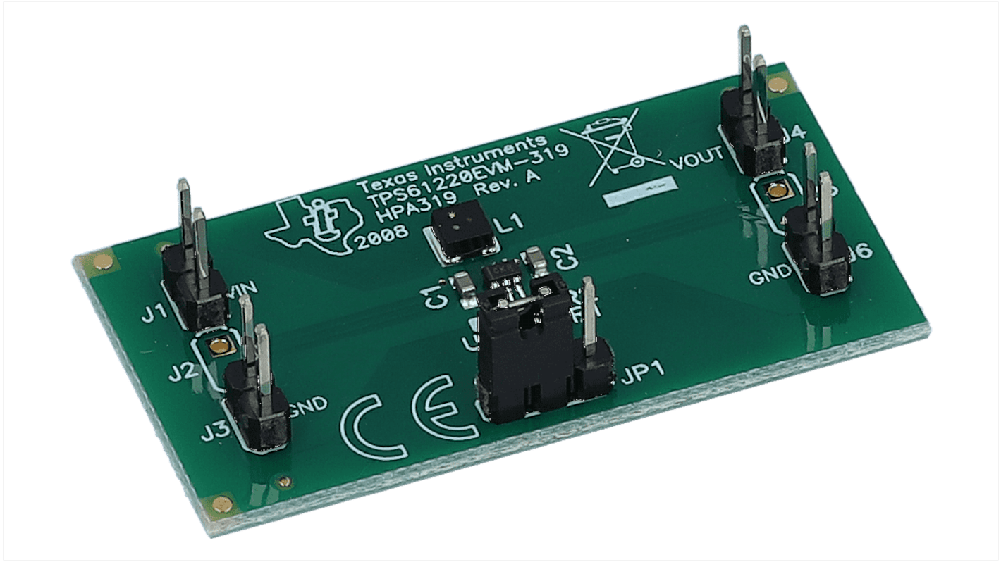 Módulo de evaluación Convertidor de aumento Texas Instruments Evaluation Module - TPS61220EVM-319