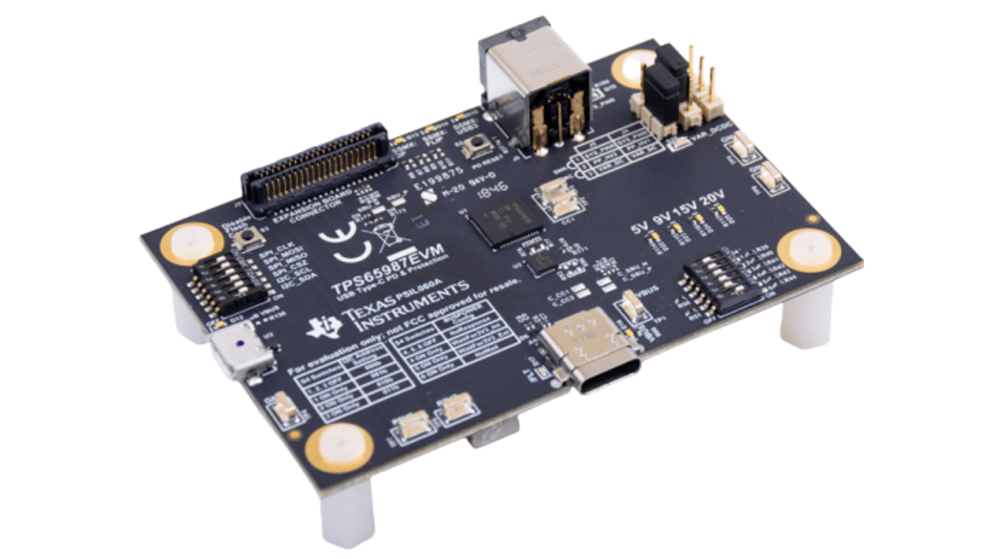 Módulo de evaluación Administración de potencia Texas Instruments Evaluation Module - TPS65987EVM