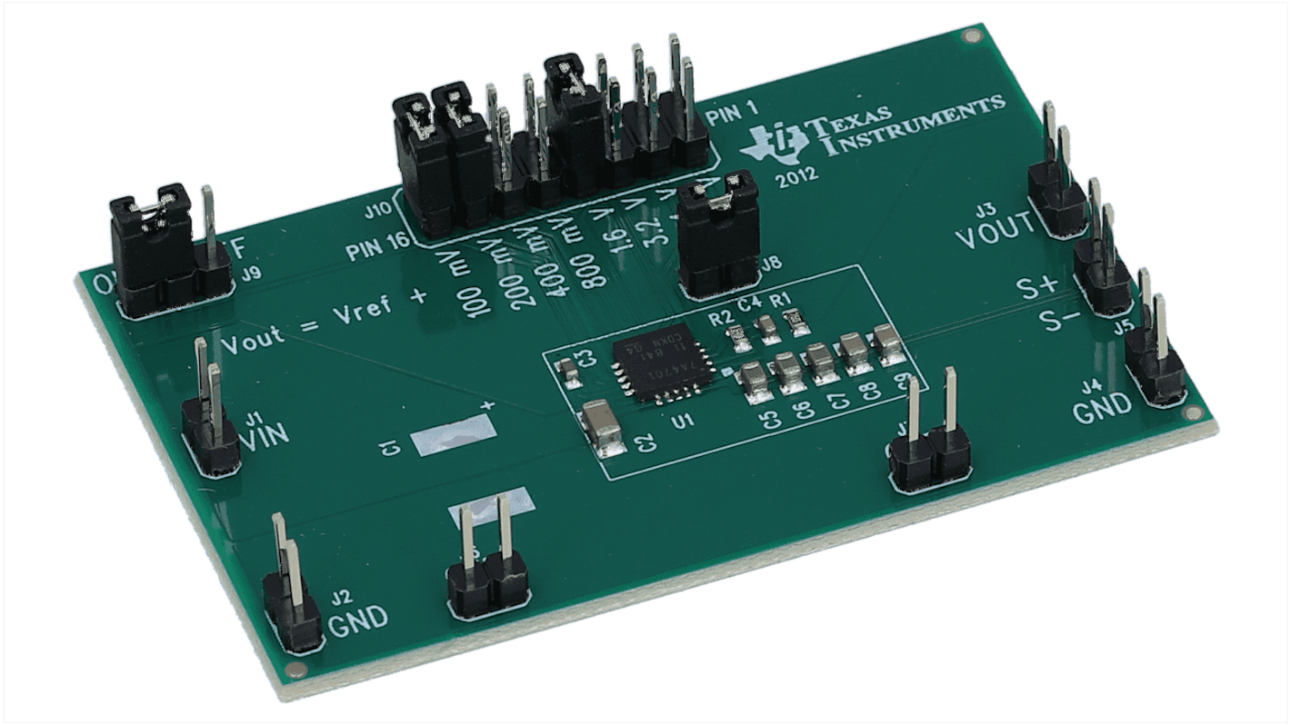 Módulo de evaluación Regulador de tensión de LDO Texas Instruments Voltage Regulator Evaluation Module -