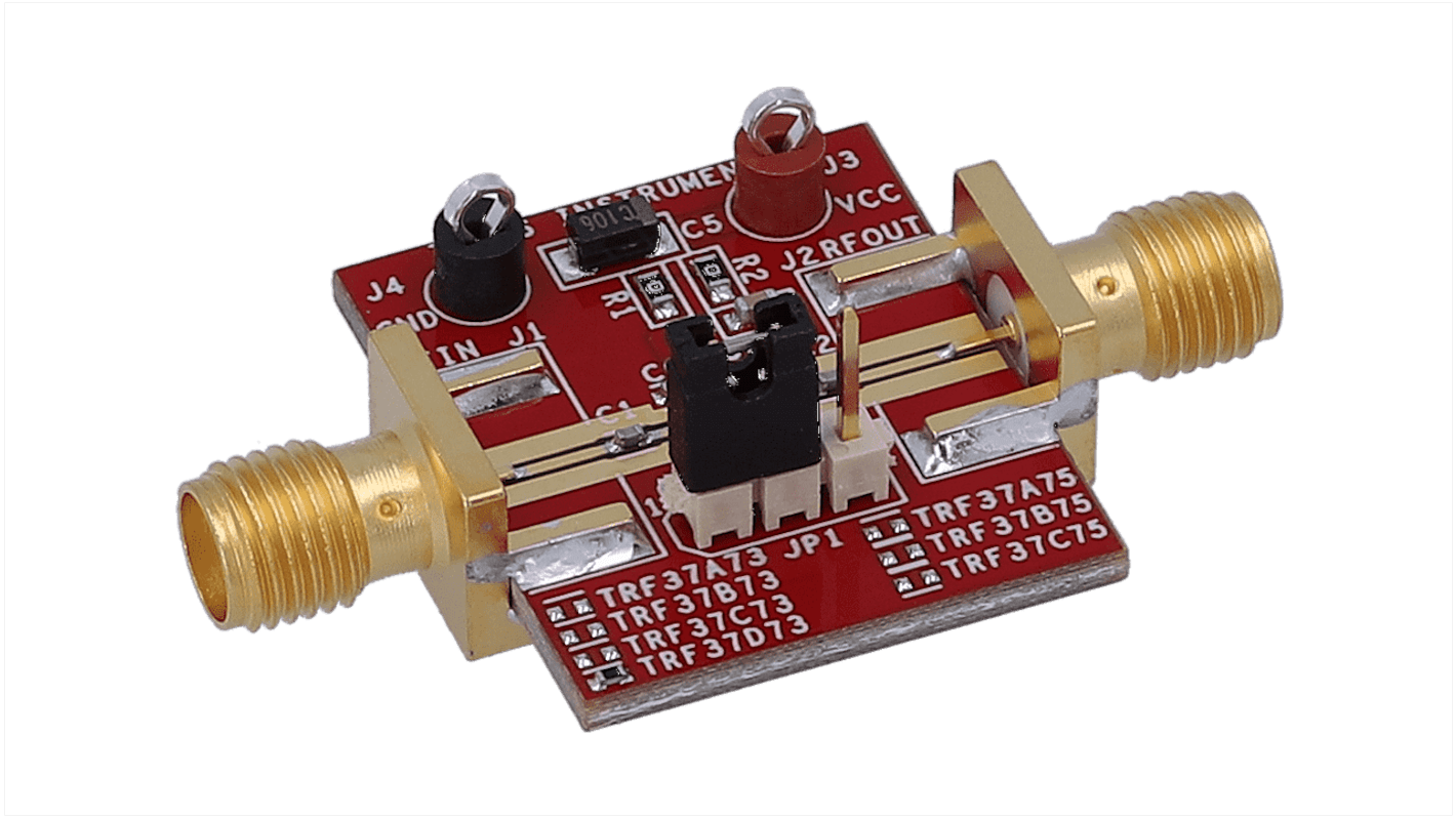 Kiértékelőkártya, TRF37D73EVM, Kiértékelőmodul, TRF37D73, TRF37D73, 6GHz, fejlesztőkészlet, RF Development Kit, RF