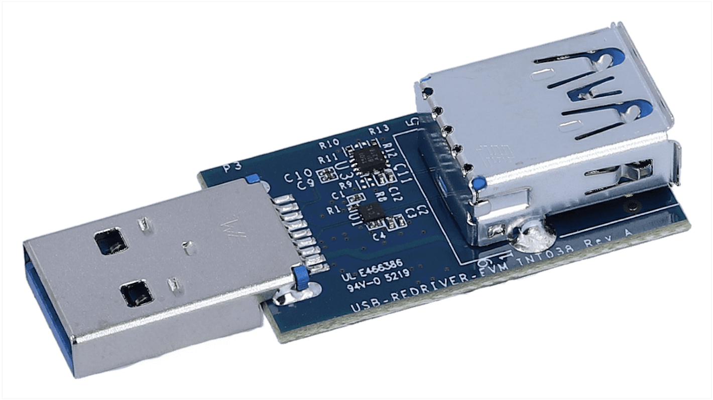 Zestaw uruchomieniowy Kondycjonowanie sygnałów Sterownik USB Redriver Texas Instruments Płyta ewaluacyjna Moduł testowy