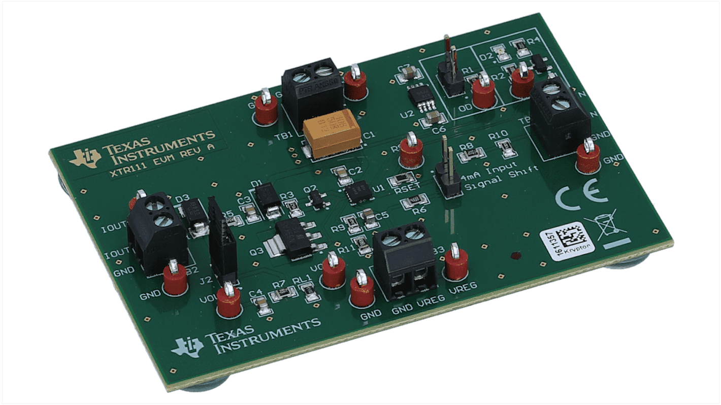 XTR111-2EVM | Module d'évaluation Tension vers courant Texas ...