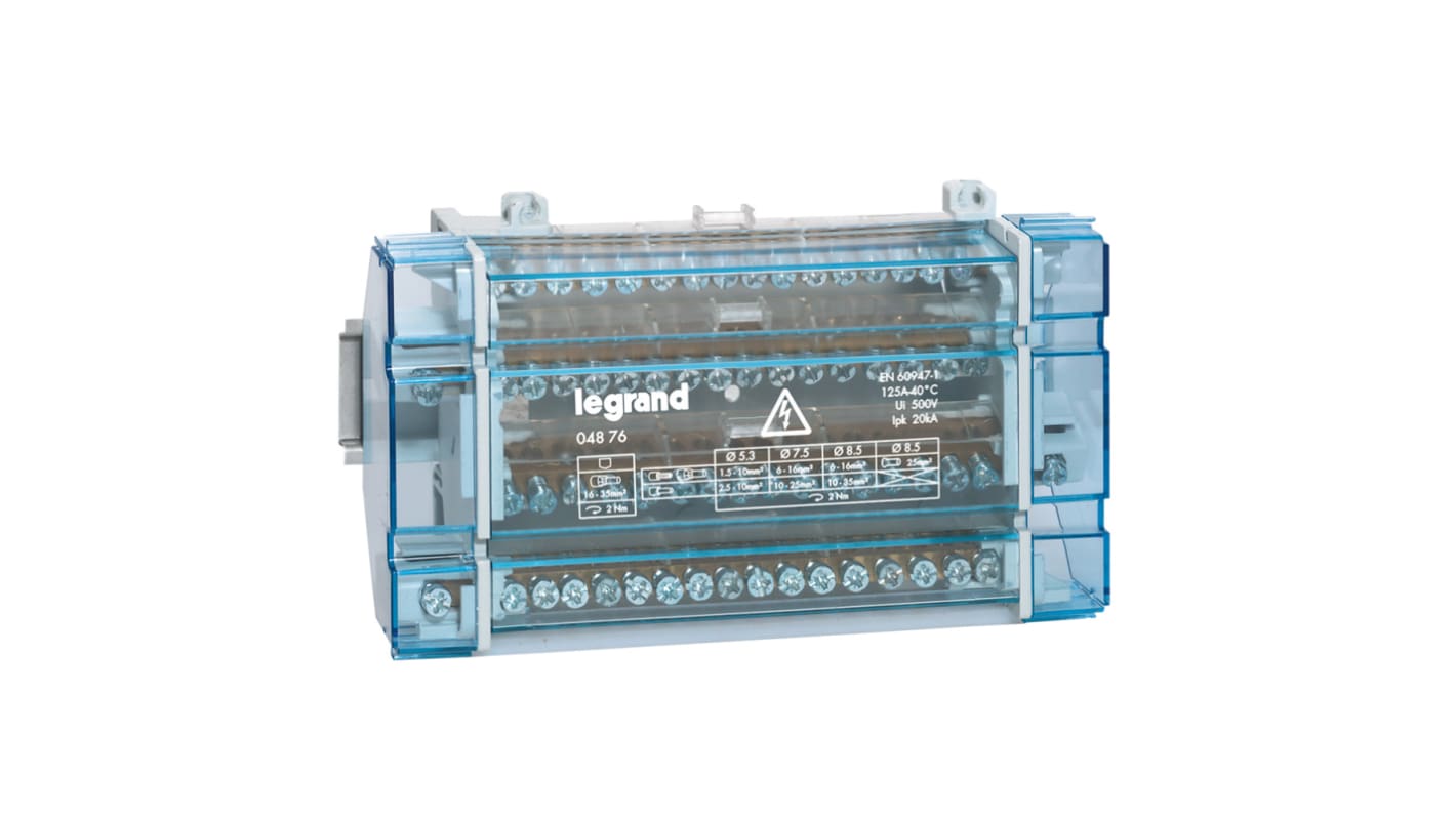 0 048 76 | Legrand Distribution Block, 125A | RS