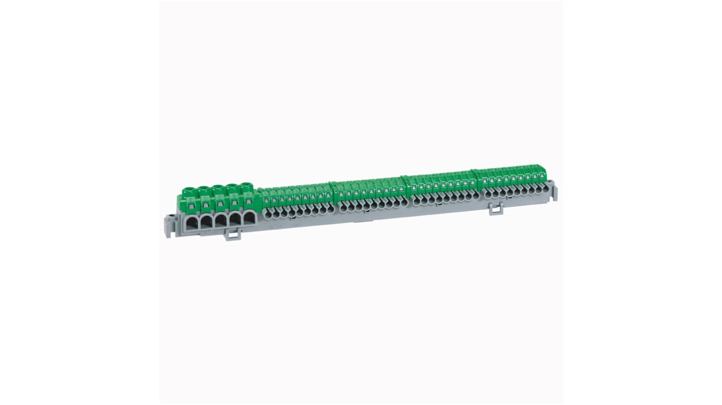 0 050 53 Legrand DIN Rail Earth Terminal Block, 6 → 25 mm² Wire RS