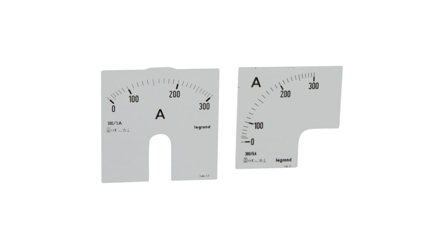 Legrand Meter Scale For Use With Analog Ammeter