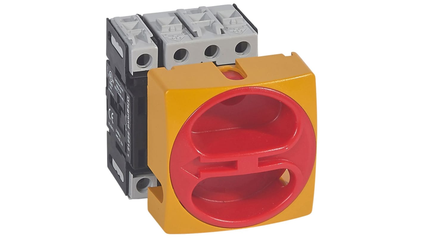 0 221 12 | Legrand 4 Pole Panel Mount, Screw Mount Switch Disconnector ...