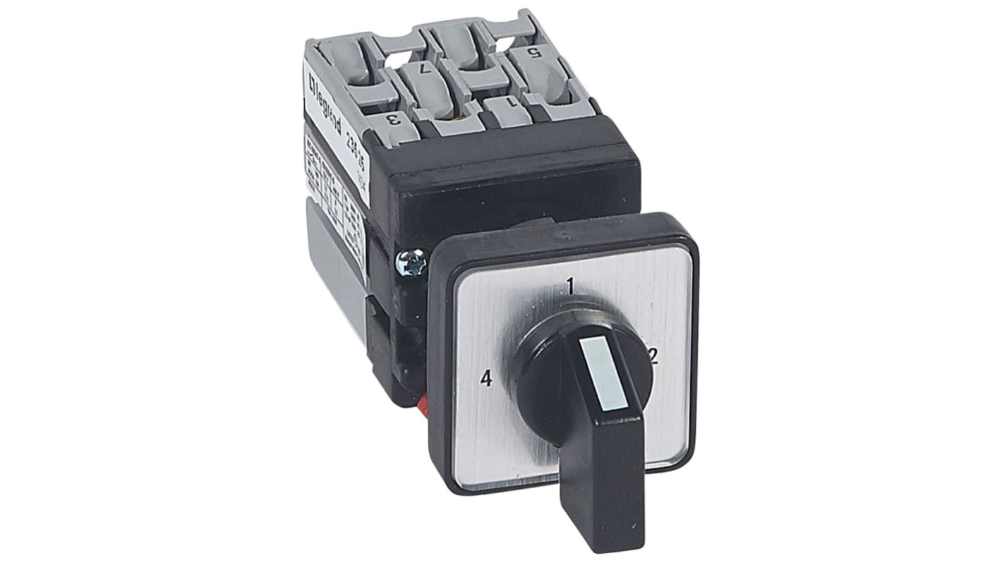 0 235 25 | Legrand, 1P 4 Position 90°, 400V (Volts), 10A | RS