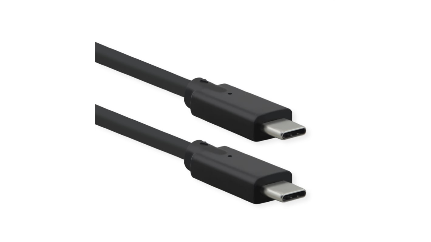 11.02.907110 Roline USB 3.2 Cable, Male USB C to Male USB C Cable