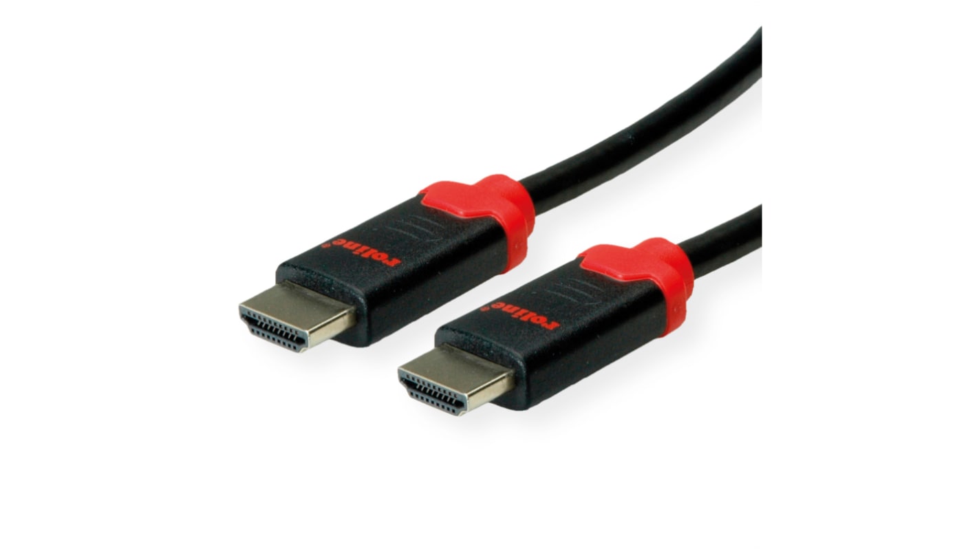 Roline HDMI-Kabel A HDMI Stecker B HDMI Stecker Ultra-Hochgeschwindigkeit 4K max., 1.5m