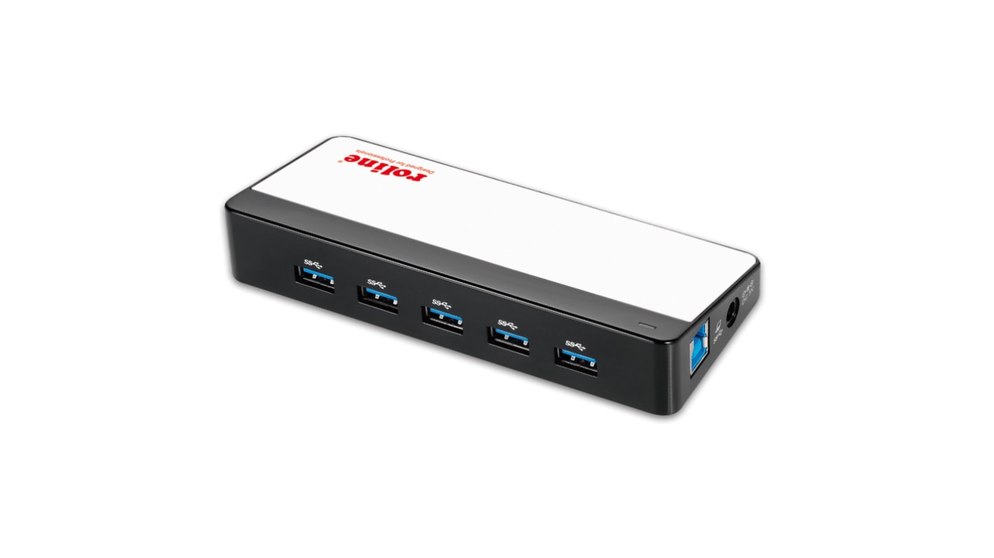 Roline 7 Port USB 3.2 USB A  Hub, USB Bus Powered, 145 x 63 x 26mm