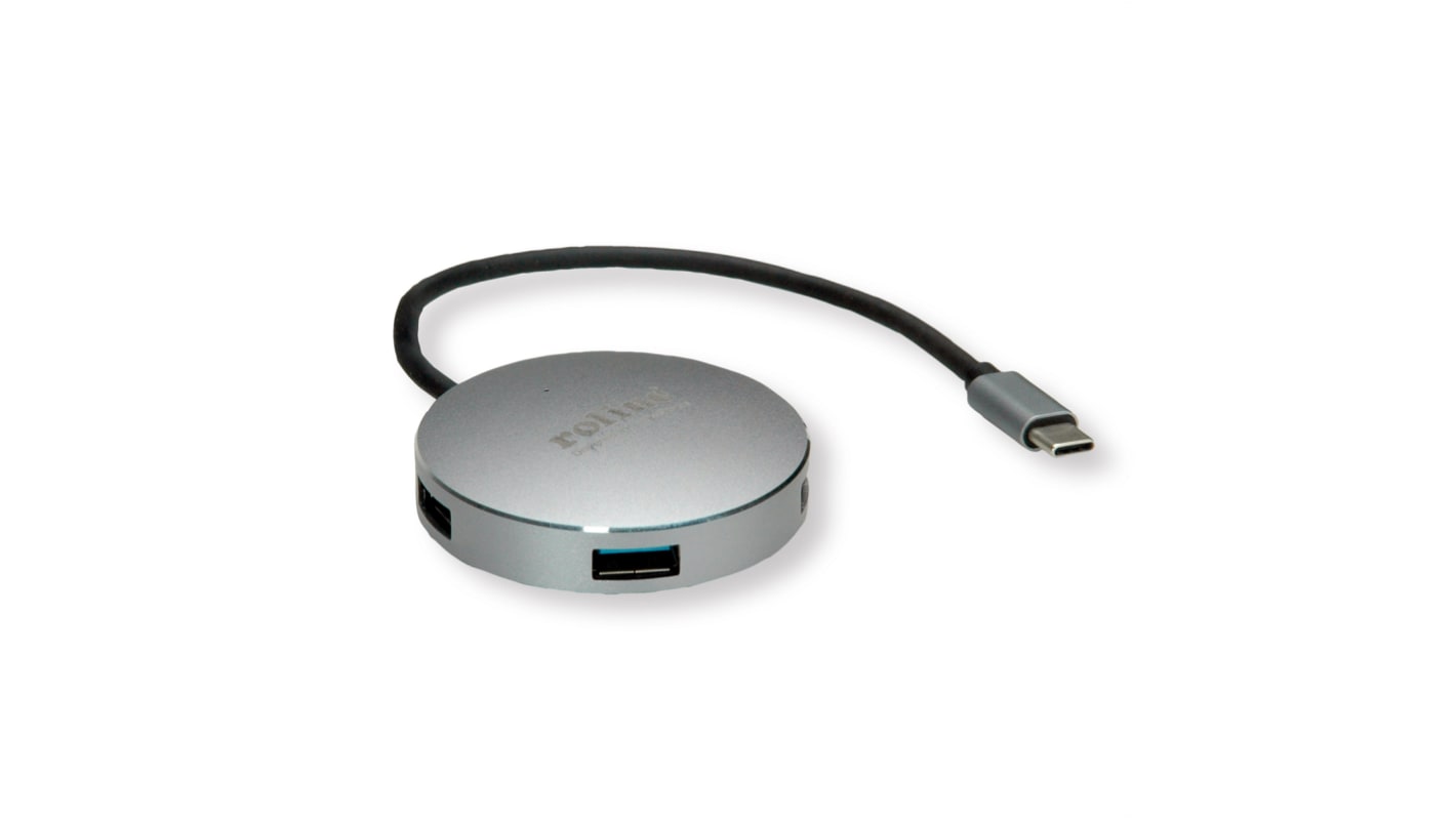 Hub USB USB 3.2 14.02.5036-10 USB 4 Magistrala USB USB C, Roline